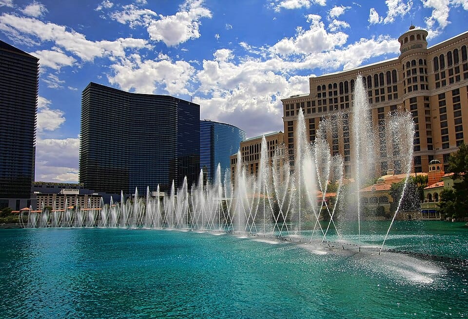 Bellagio Las Vegas hotel and fountains