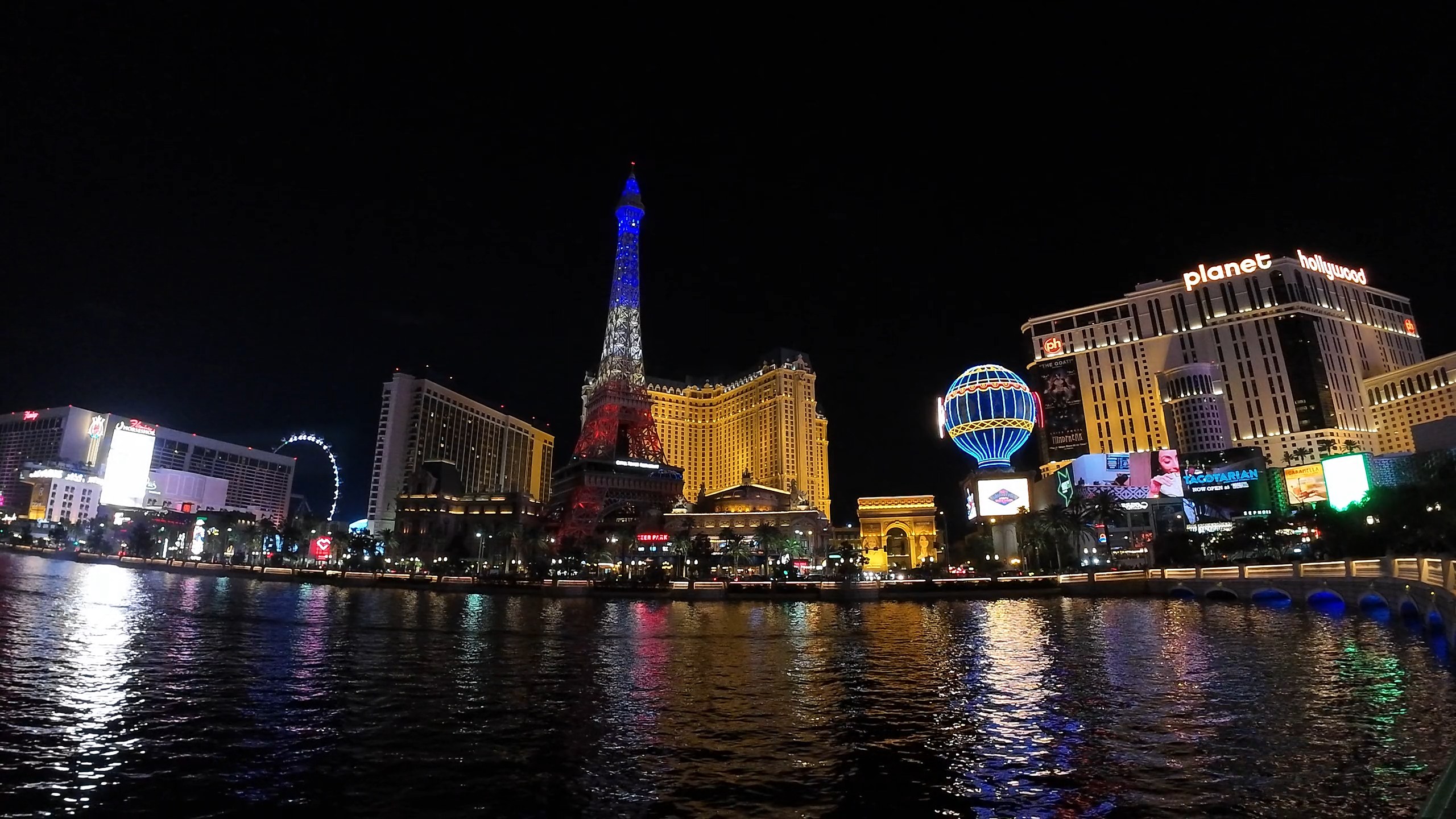 Las Vegas Strip cityscape aerial view