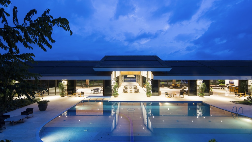 Hotel corridor modern