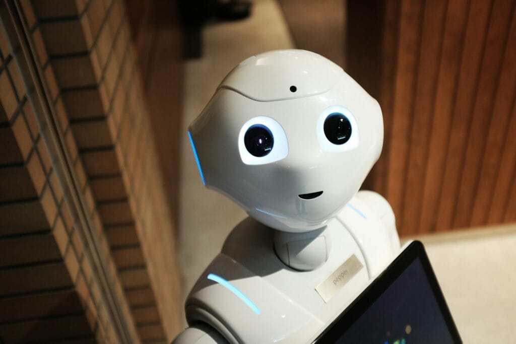 Humanoid robot representing Automate 2027 robotics show in Las Vegas