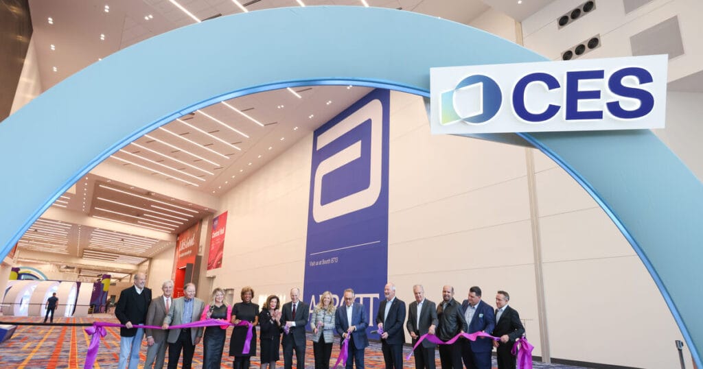 CES ribbon-cutting ceremony at the Las Vegas Convention Center. Photo: LVCVA