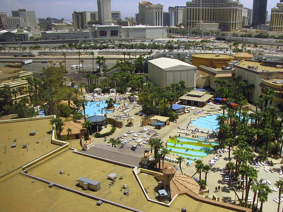 Rio Hotel Las Vegas — Ipanema Tower exterior, recently renovated convention hotel near the Strip
